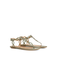 195€   Sandales plates Suede Mermaid en cuir - Ninfea