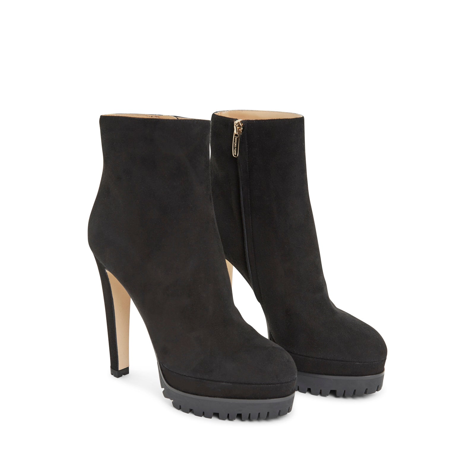 Bottines Shana 90 en daim - Noir