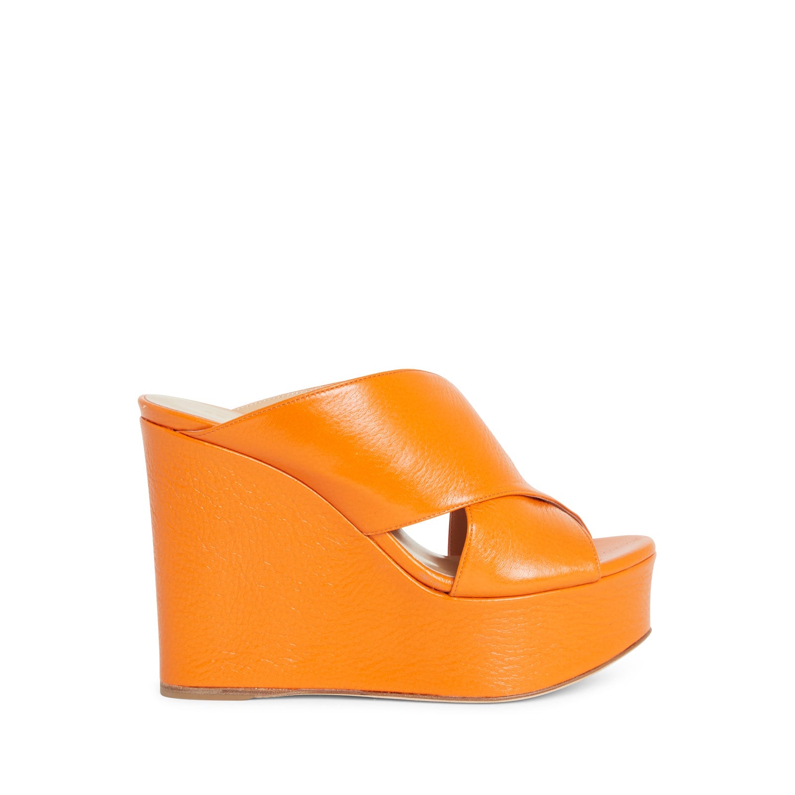 Mules compensées Alma 75 - Paprika