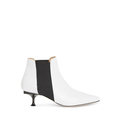 Sr Milano 50 heeled boots - Bianco