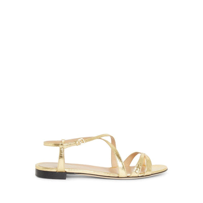 Gruppo A flat sandals - Gold