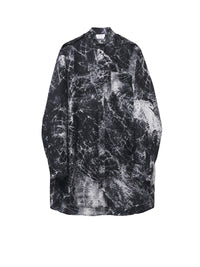 Robe à manches longues en soie - Black