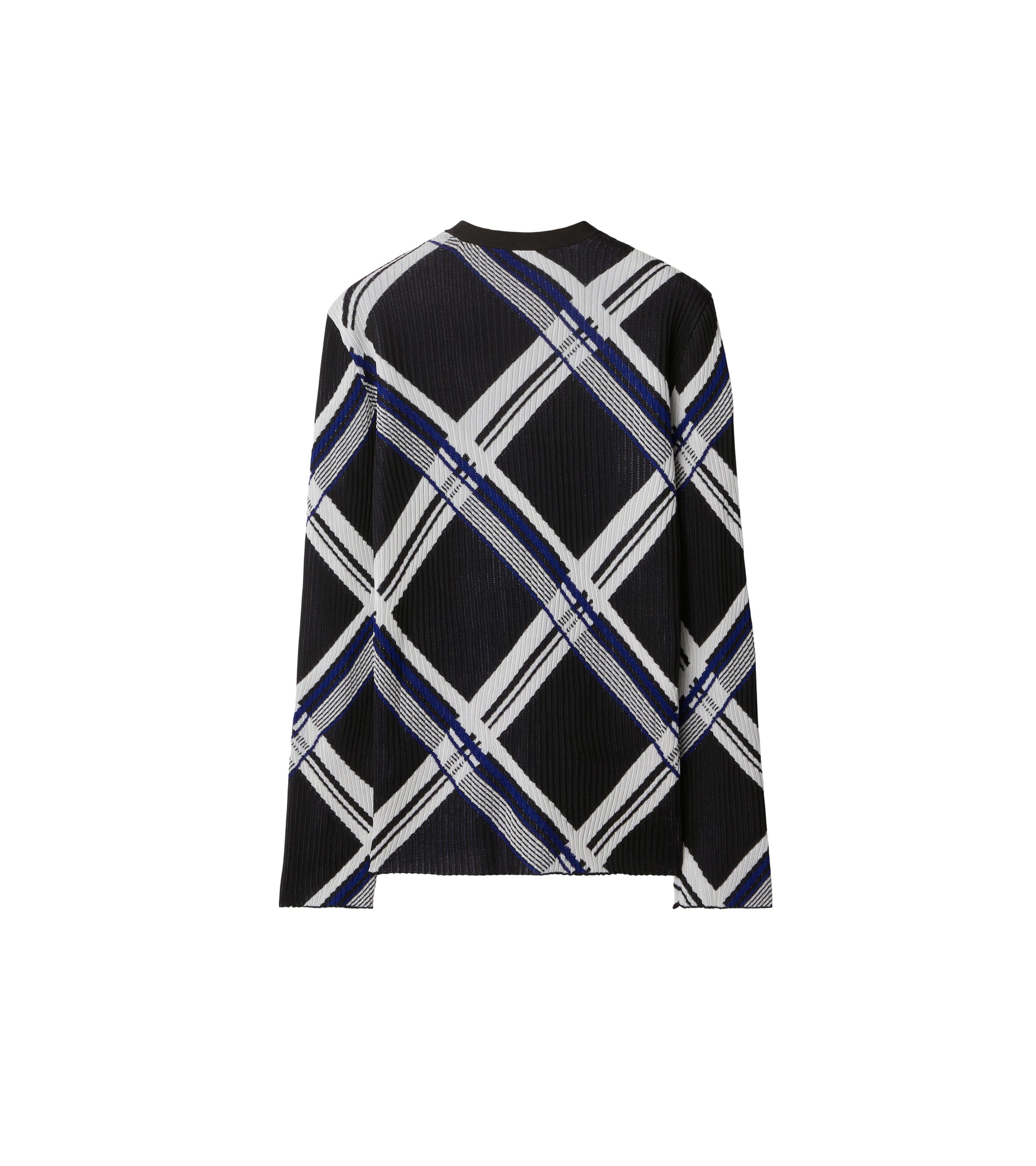 25 qty Cardigan en soie à motif check - Black Check