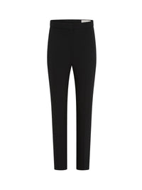 Pantalon à pinces en laine - Black