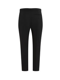 Pantalon à pinces en laine - Black
