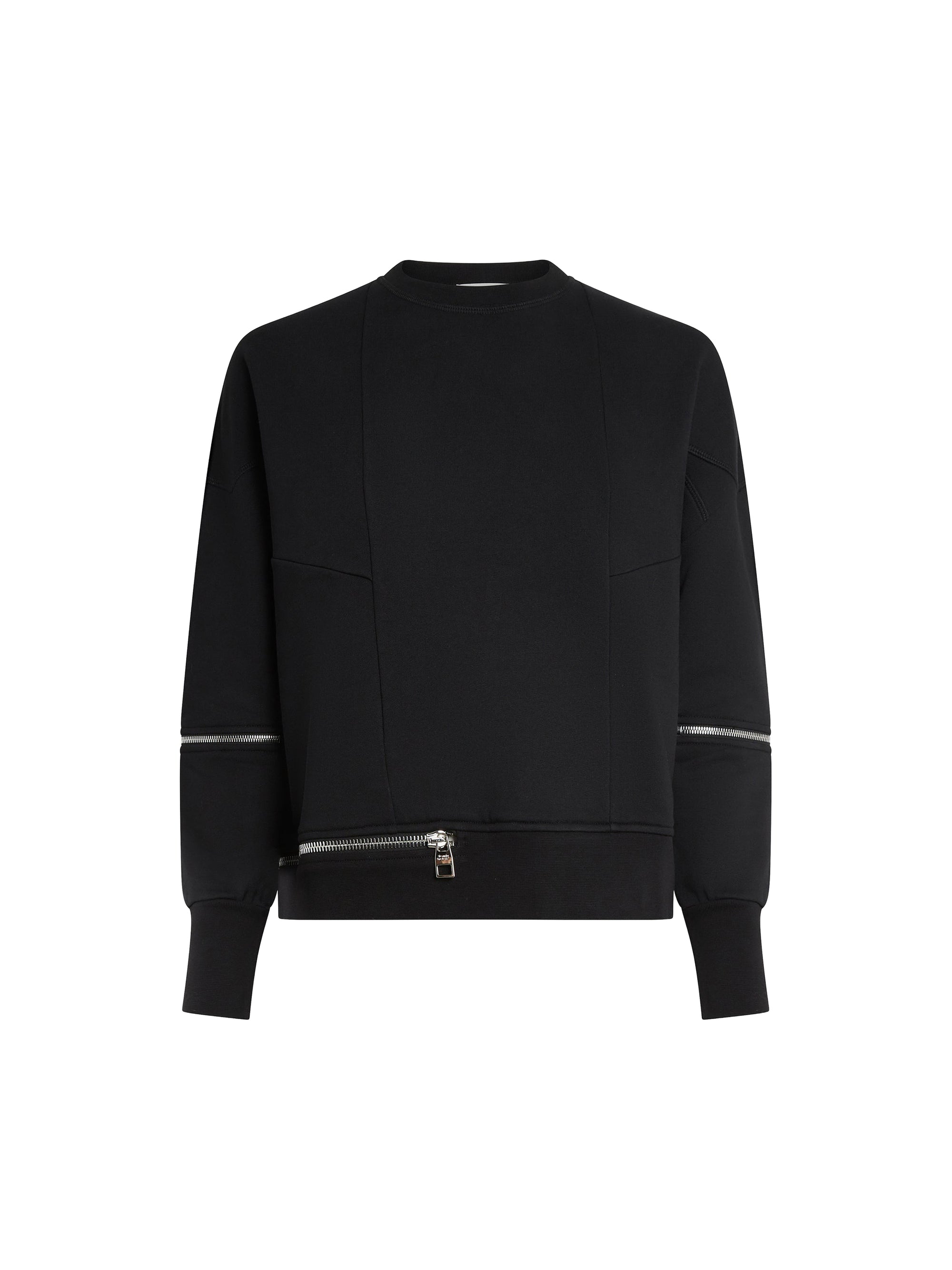 Sweatshirt à zips - Black