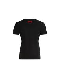 T-shirt à col rond - Black