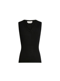 Débardeur tricoté en laine - Black