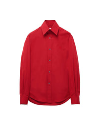 Chemise avec broderie - Deep Red