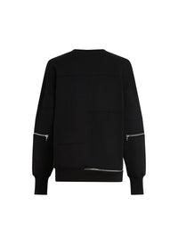 Sweatshirt zippé - Deep Black