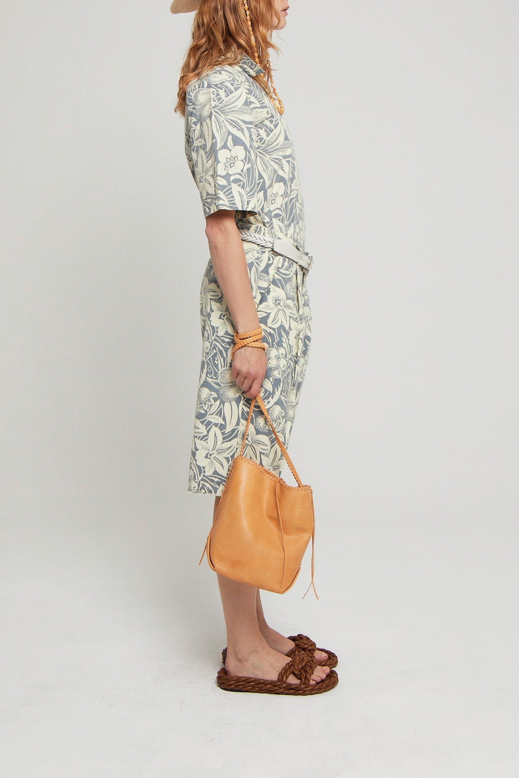 Blouse Rick à manches 3/4 - Blue