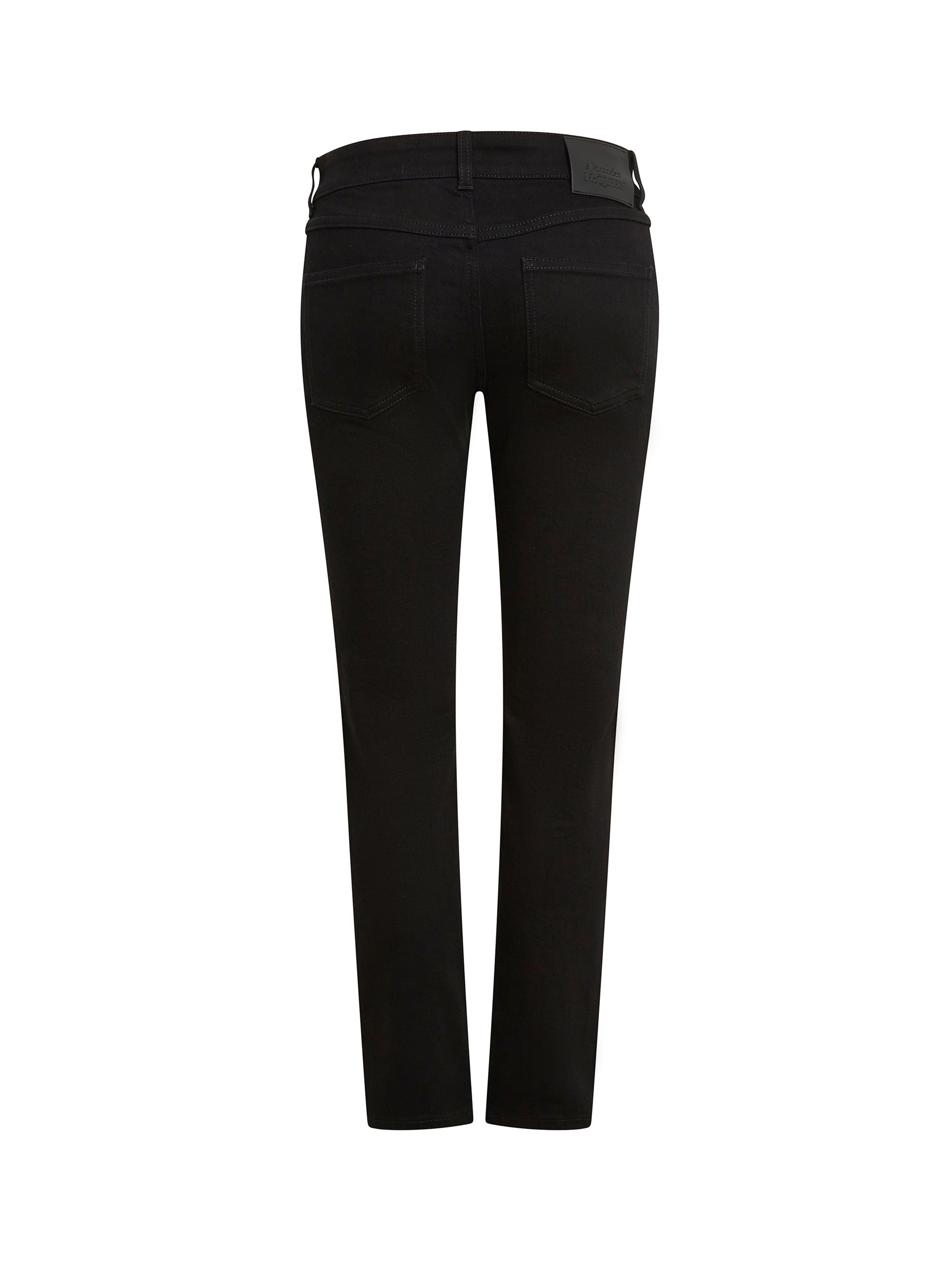 Pantalon à poches en denim - Black