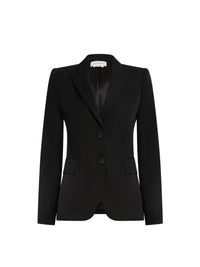 Blazer avec poches en laine - Black