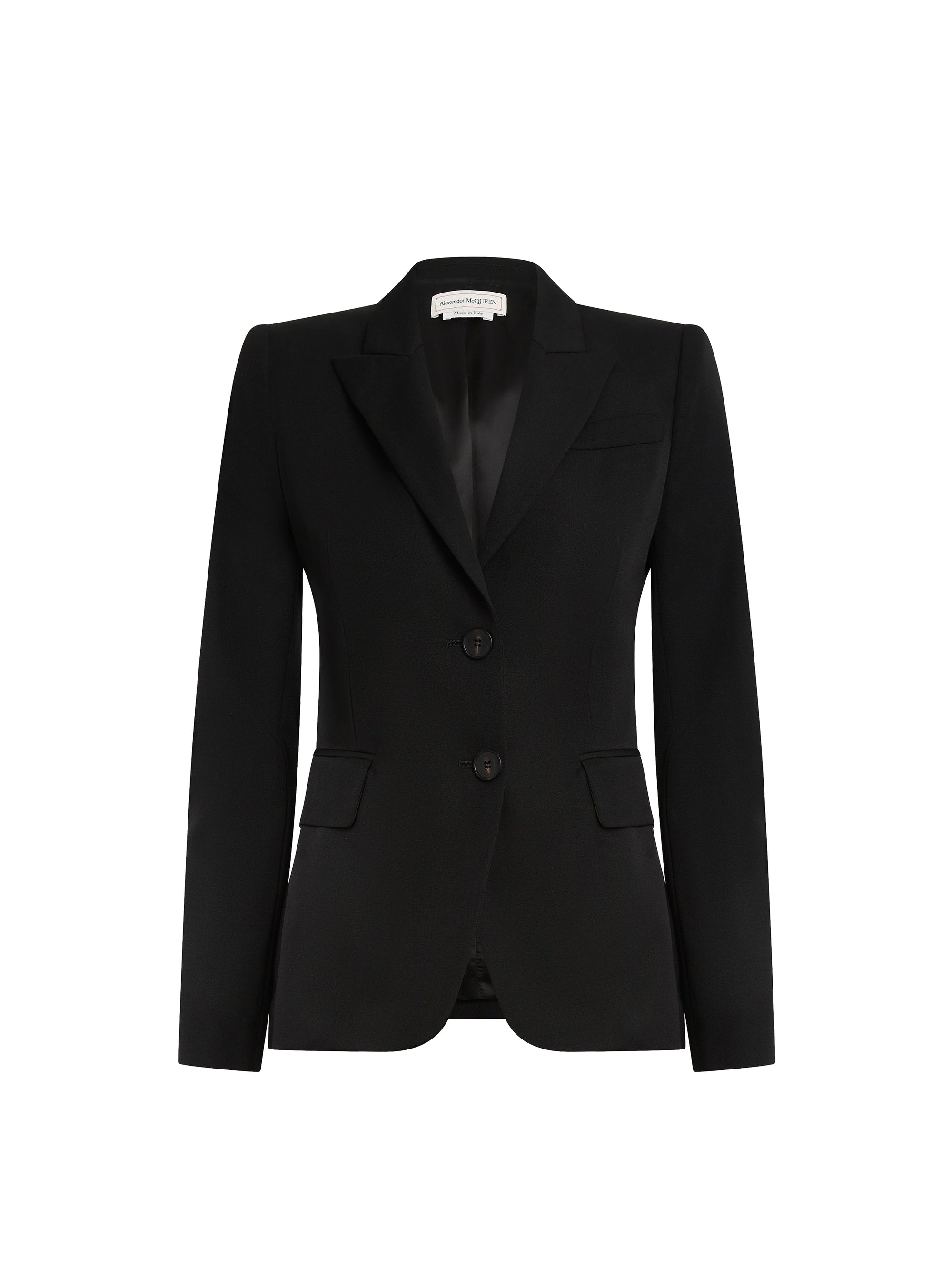 Blazer avec poches en laine - Black