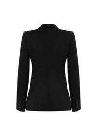 Blazer avec poches en laine - Black