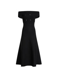 Robe à épaules dénudées - Black