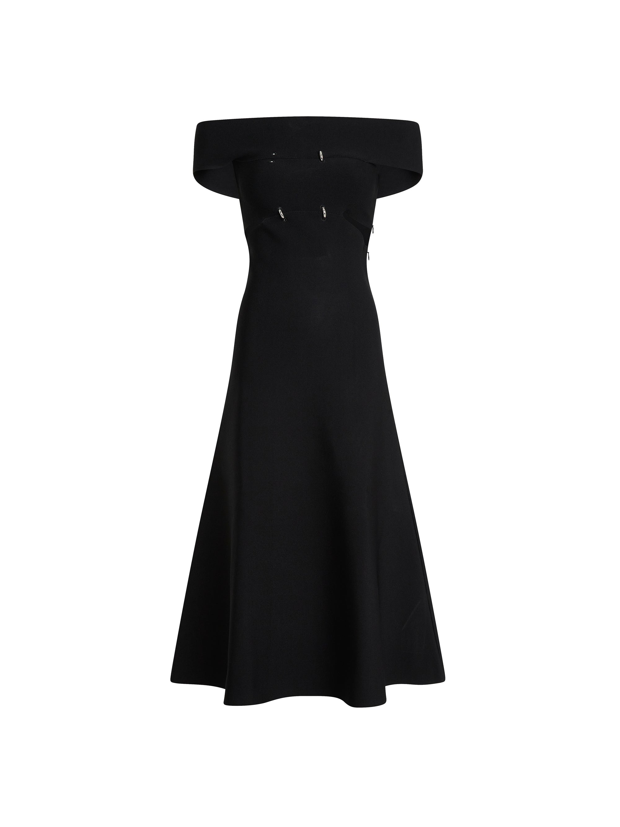 Robe à épaules dénudées - Black