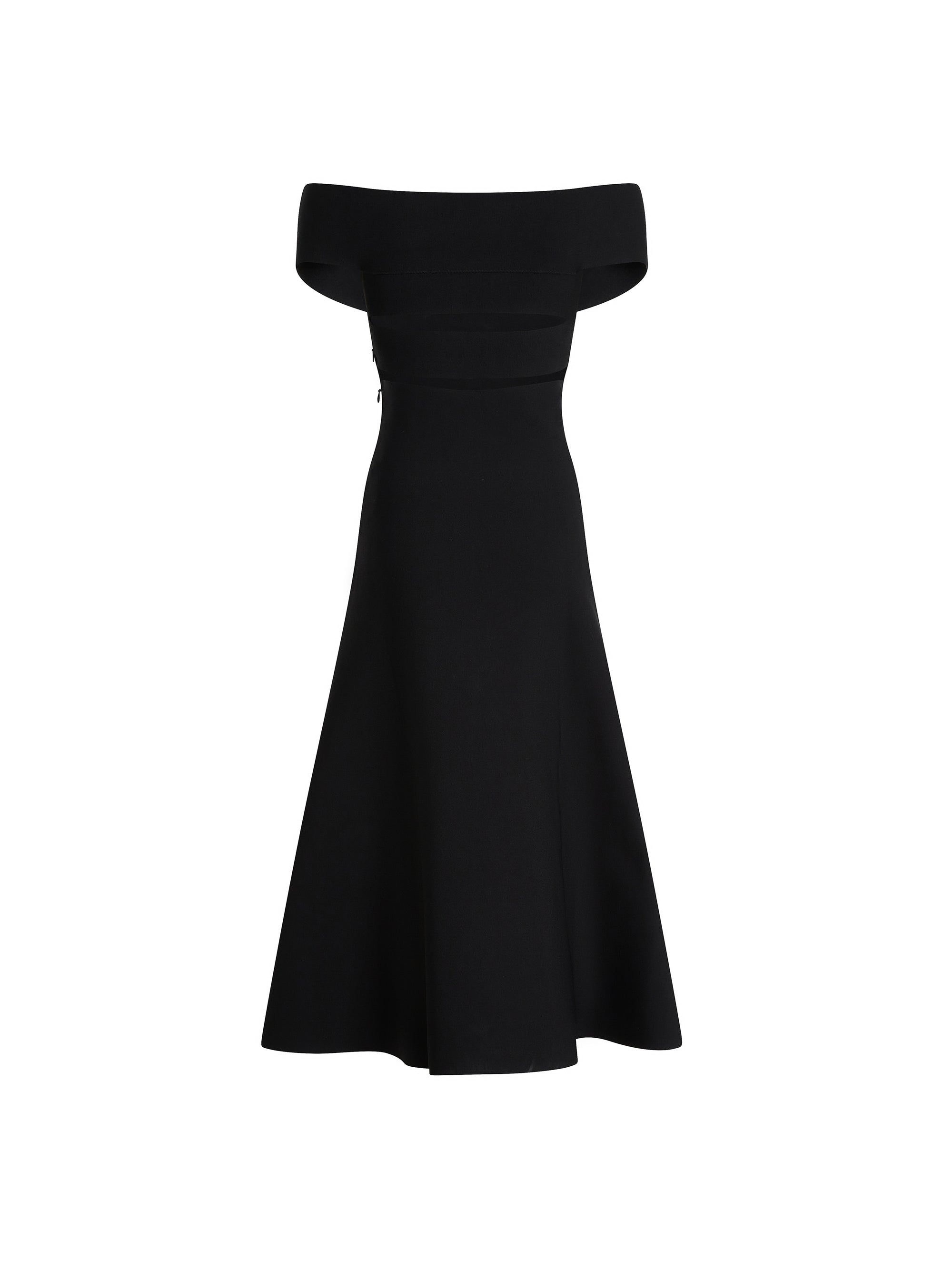 Robe à épaules dénudées - Black