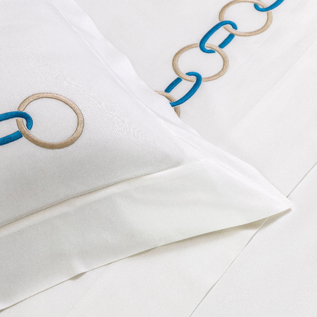 LINKS EMBROIDERY / DOUBLE KING HOUSSE DE COUETTE