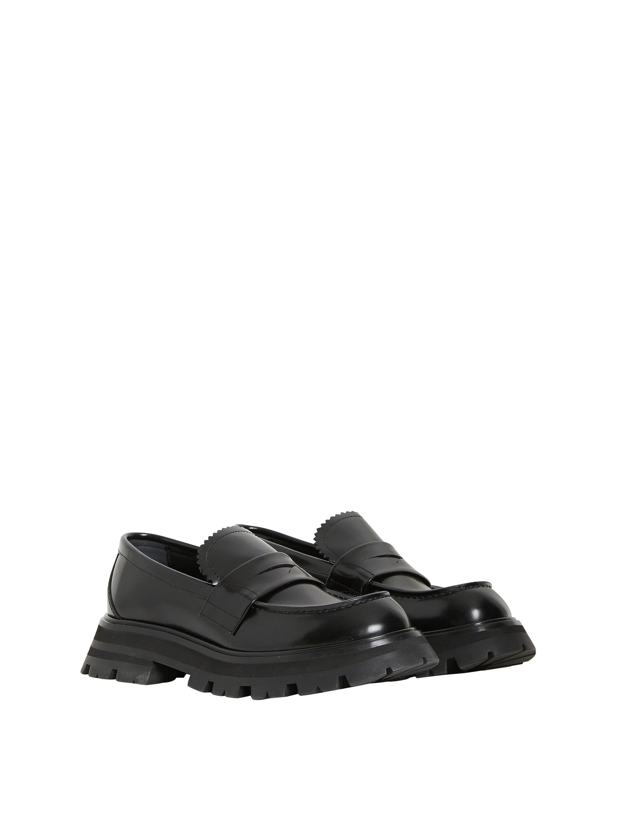 Mocassins Wander en cuir - Black