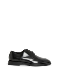 Derbies à lacets en cuir - Black Silver