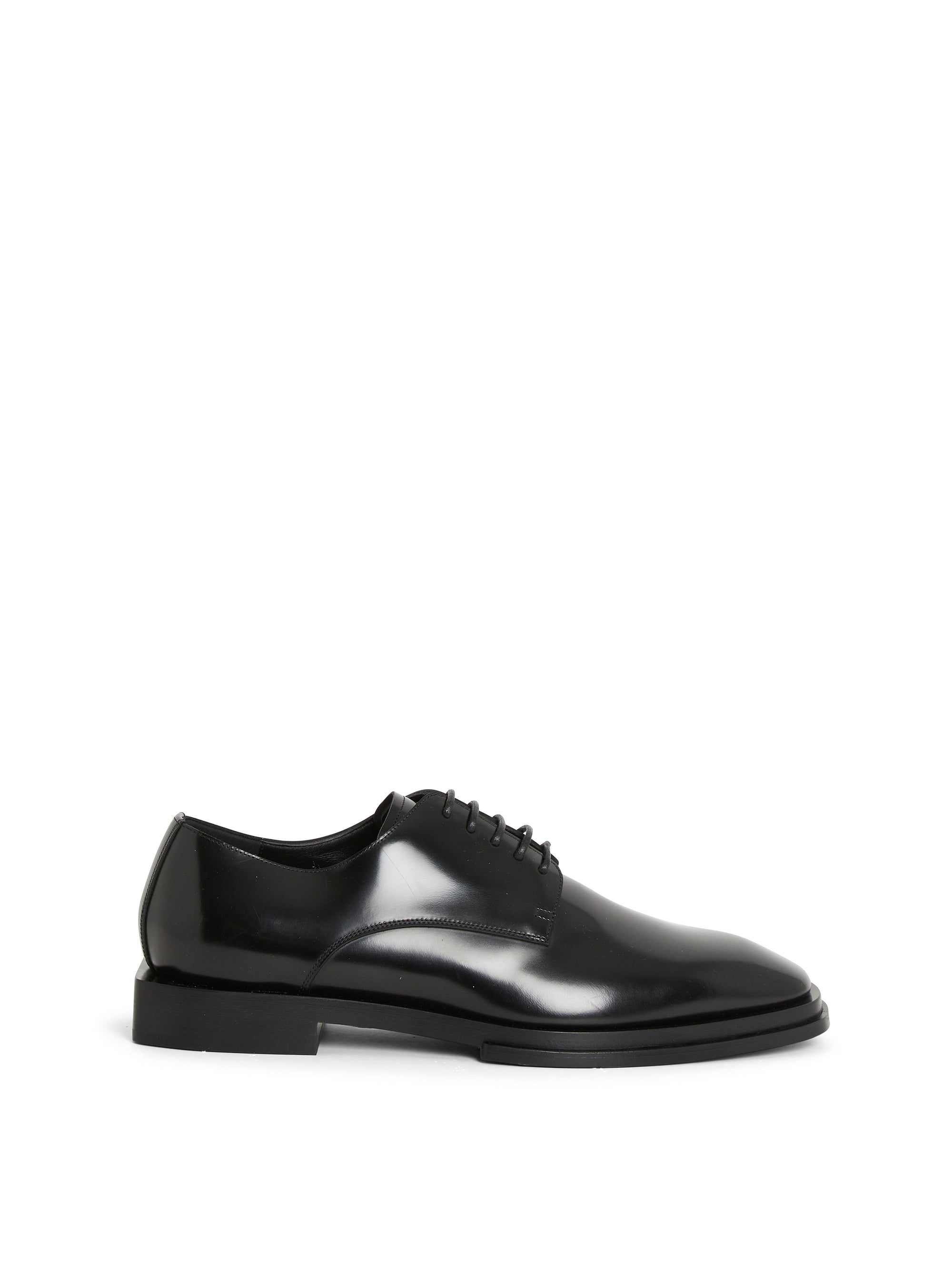 Derbies à lacets en cuir - Black Silver
