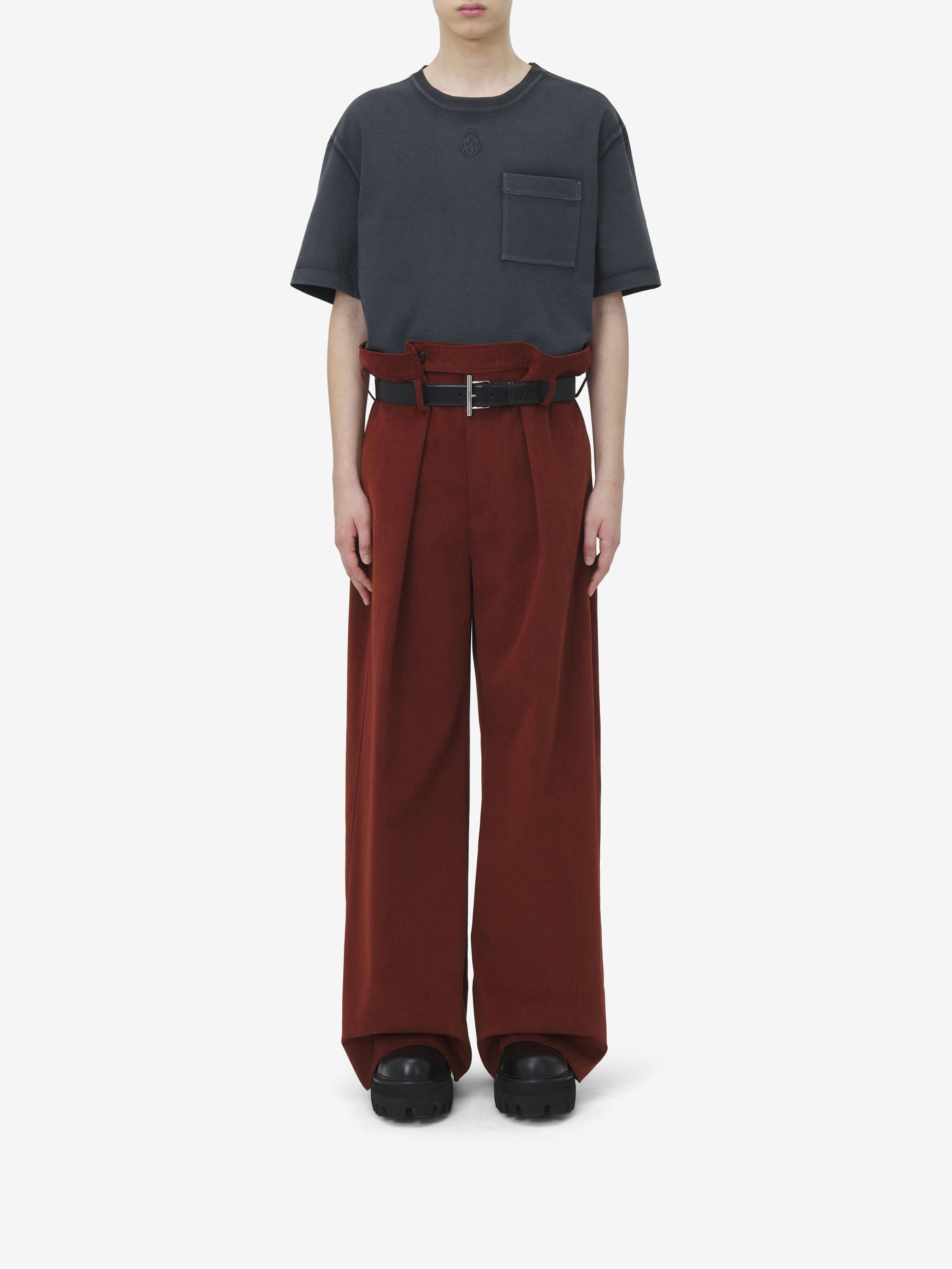 Pantalon froncé - Rust