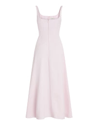 Robe asymétrique à bretelles - Ice Pink