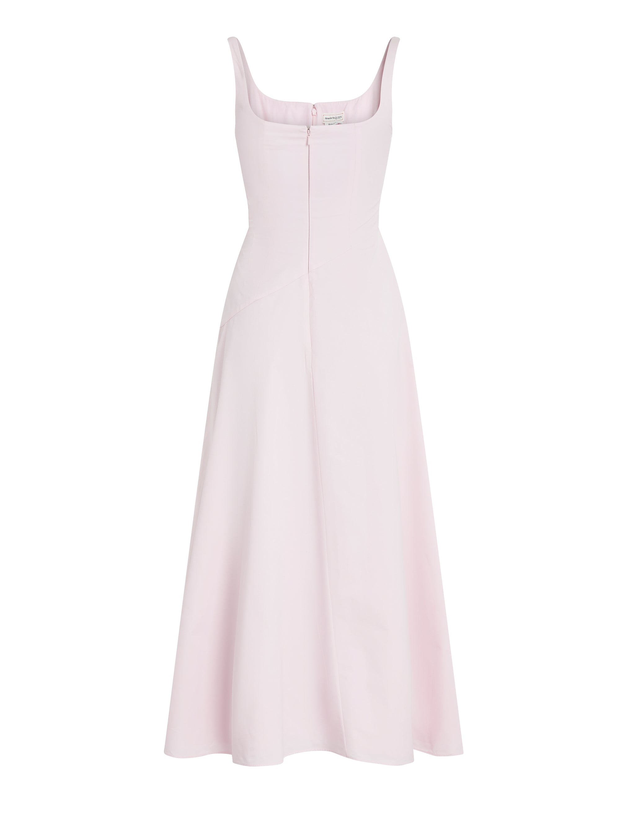 Robe asymétrique à bretelles - Ice Pink