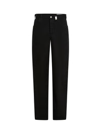 Pantalon large en denim - Black