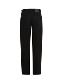 Pantalon large en denim - Black