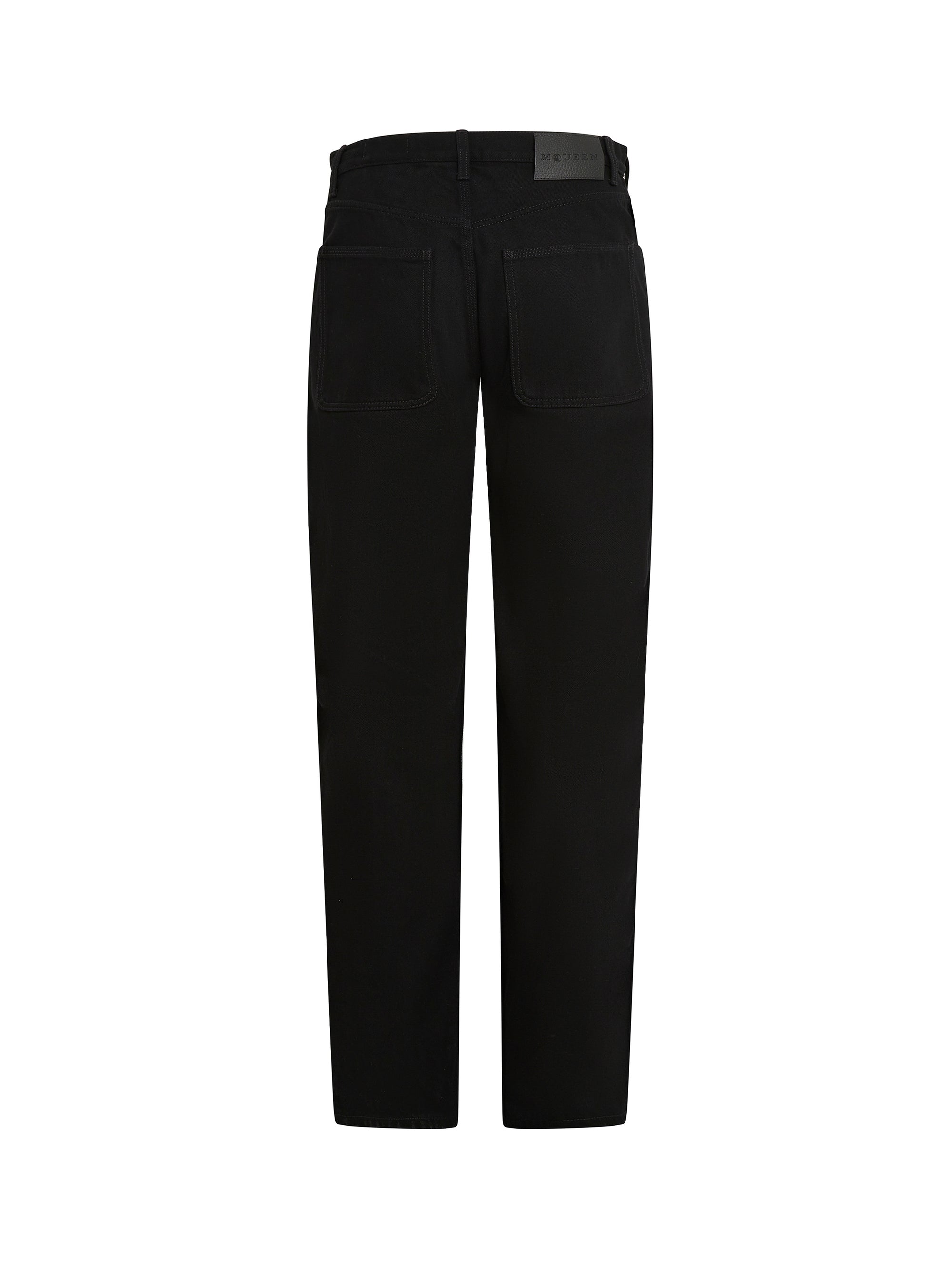 Pantalon large en denim - Black