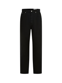 Pantalon large en denim - Black