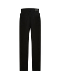 Pantalon large en denim - Black