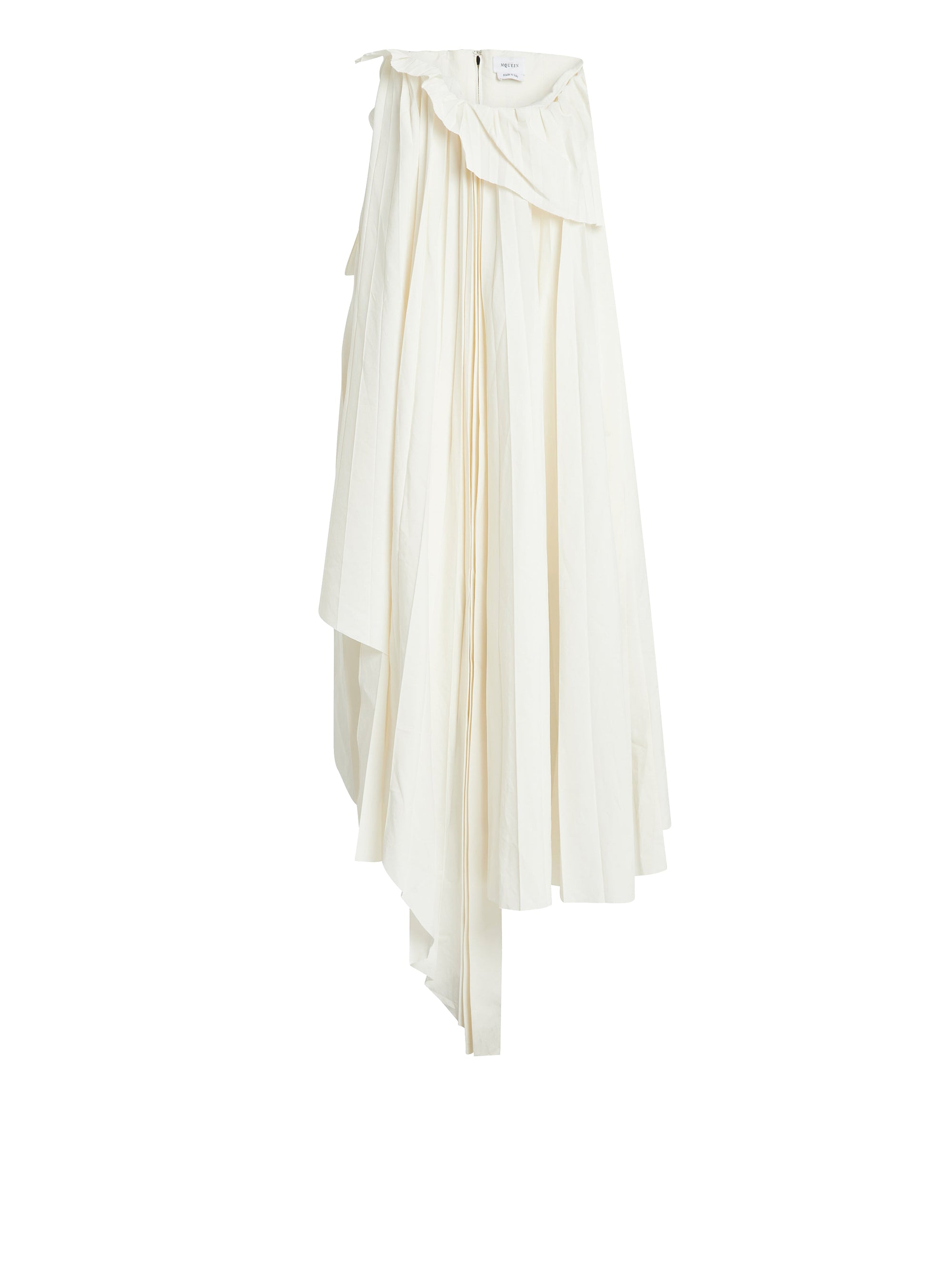 Robe asymétrique drapée - Ivory