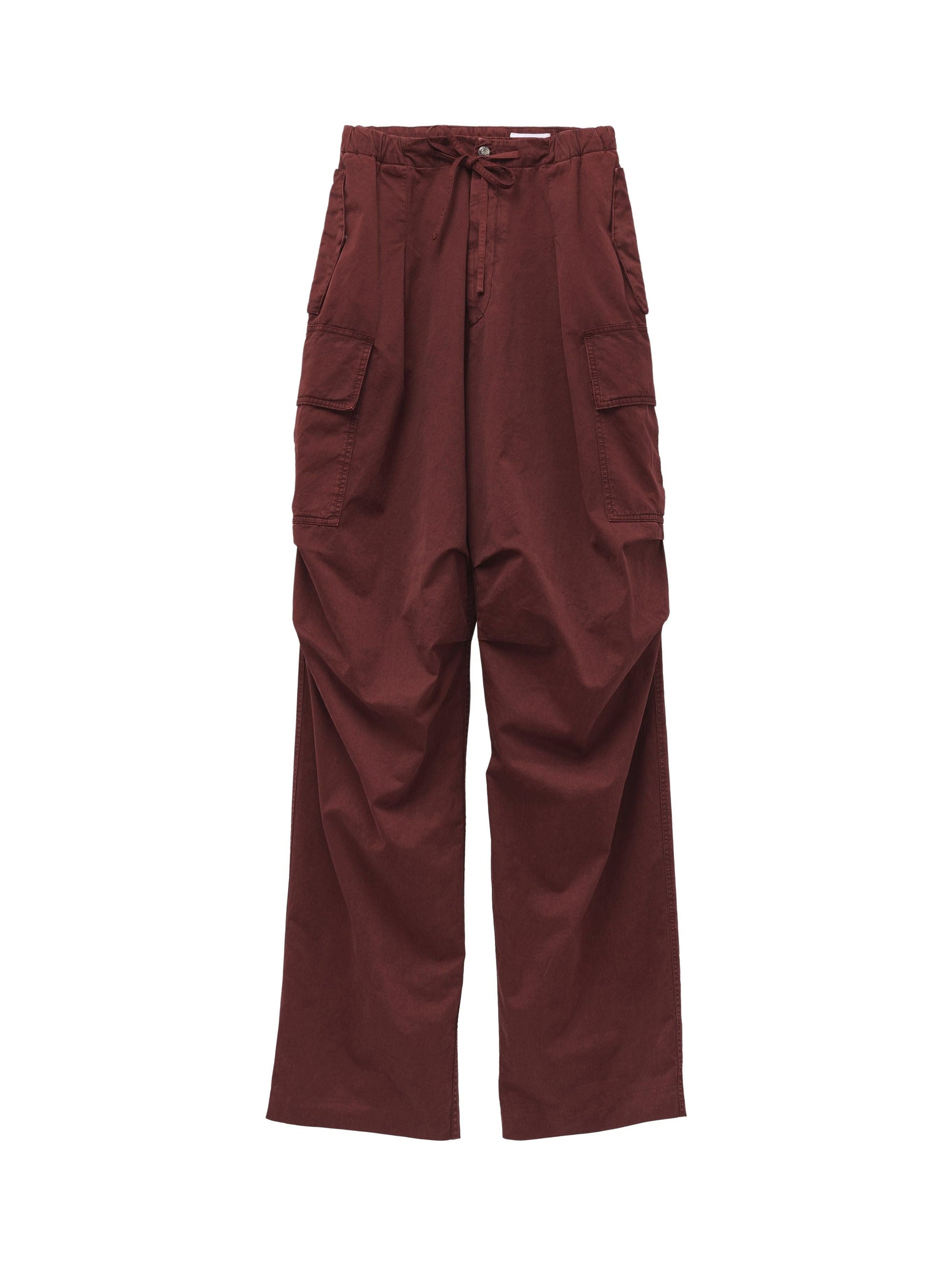 Pantalon cargo large - Bordeaux