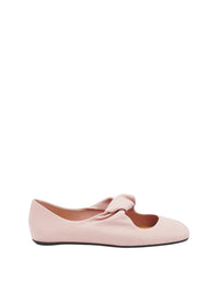Ballerines avec sangles 50 en cuir - Blush