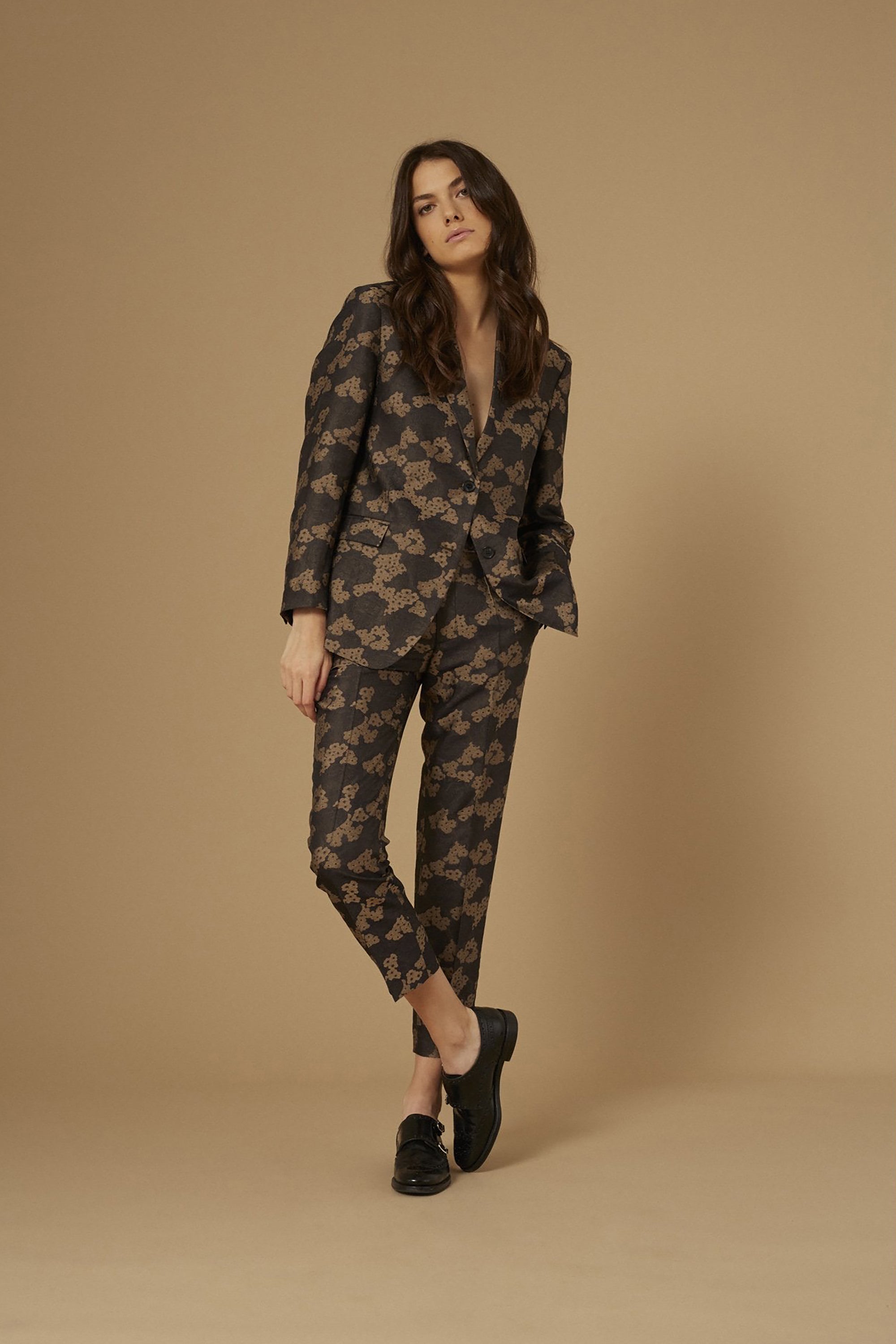 NAVY/BEIGE PANTALON ADELEBIS