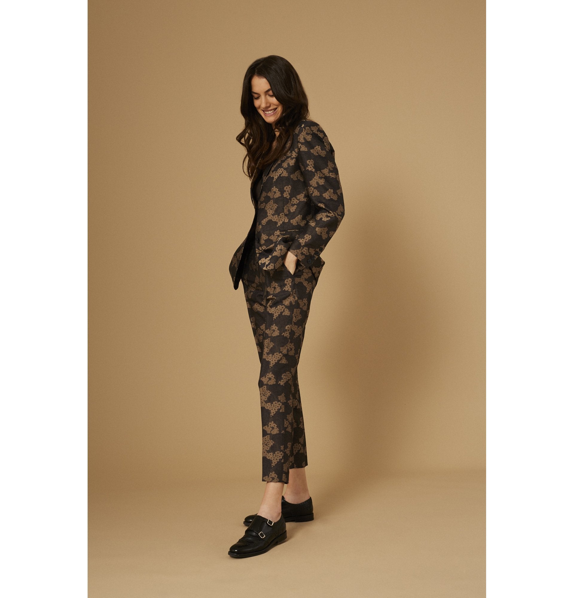 NAVY/BEIGE PANTALON ADELEBIS