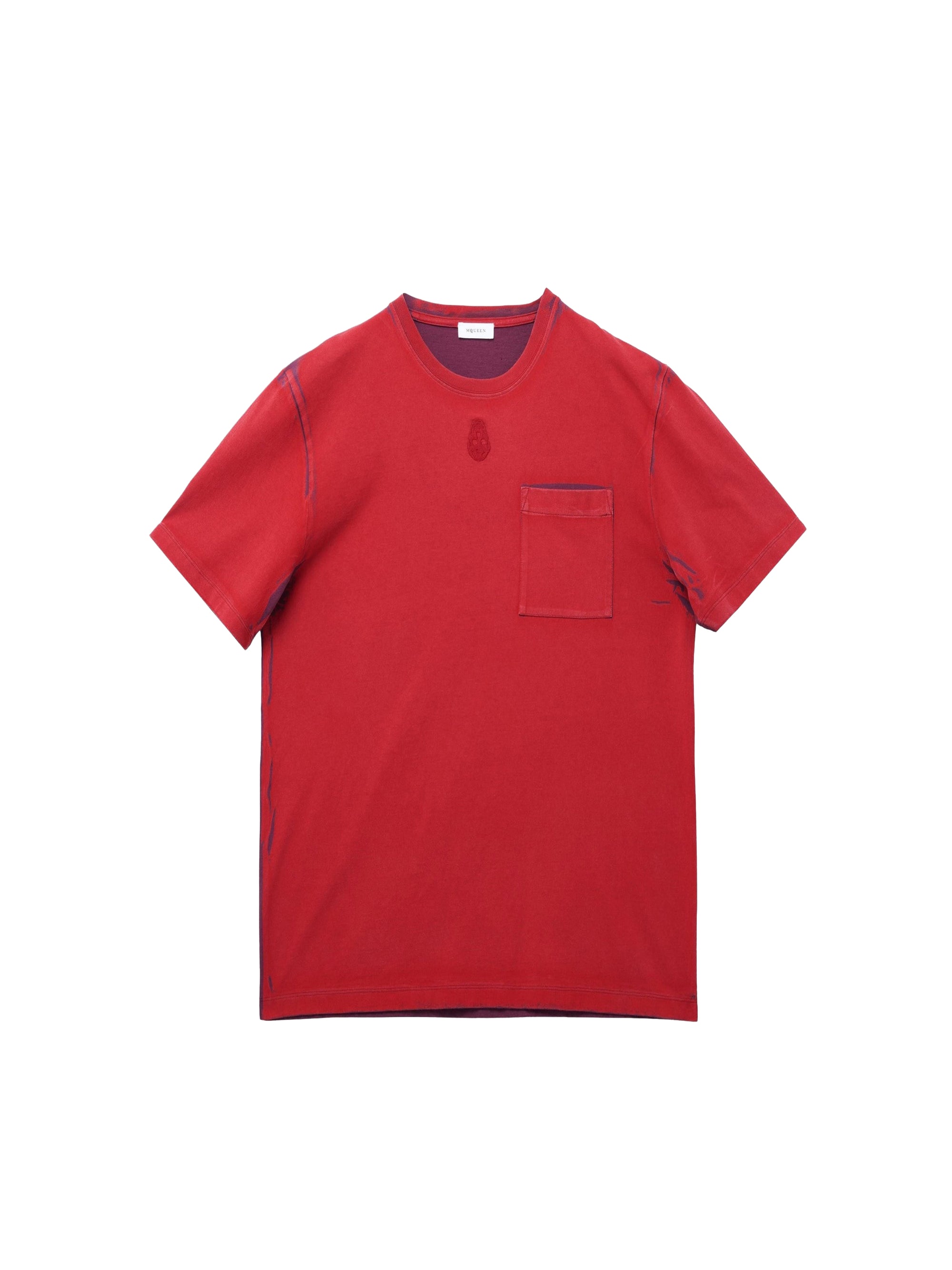 T-shirt avec broderie - Bordeaux Red