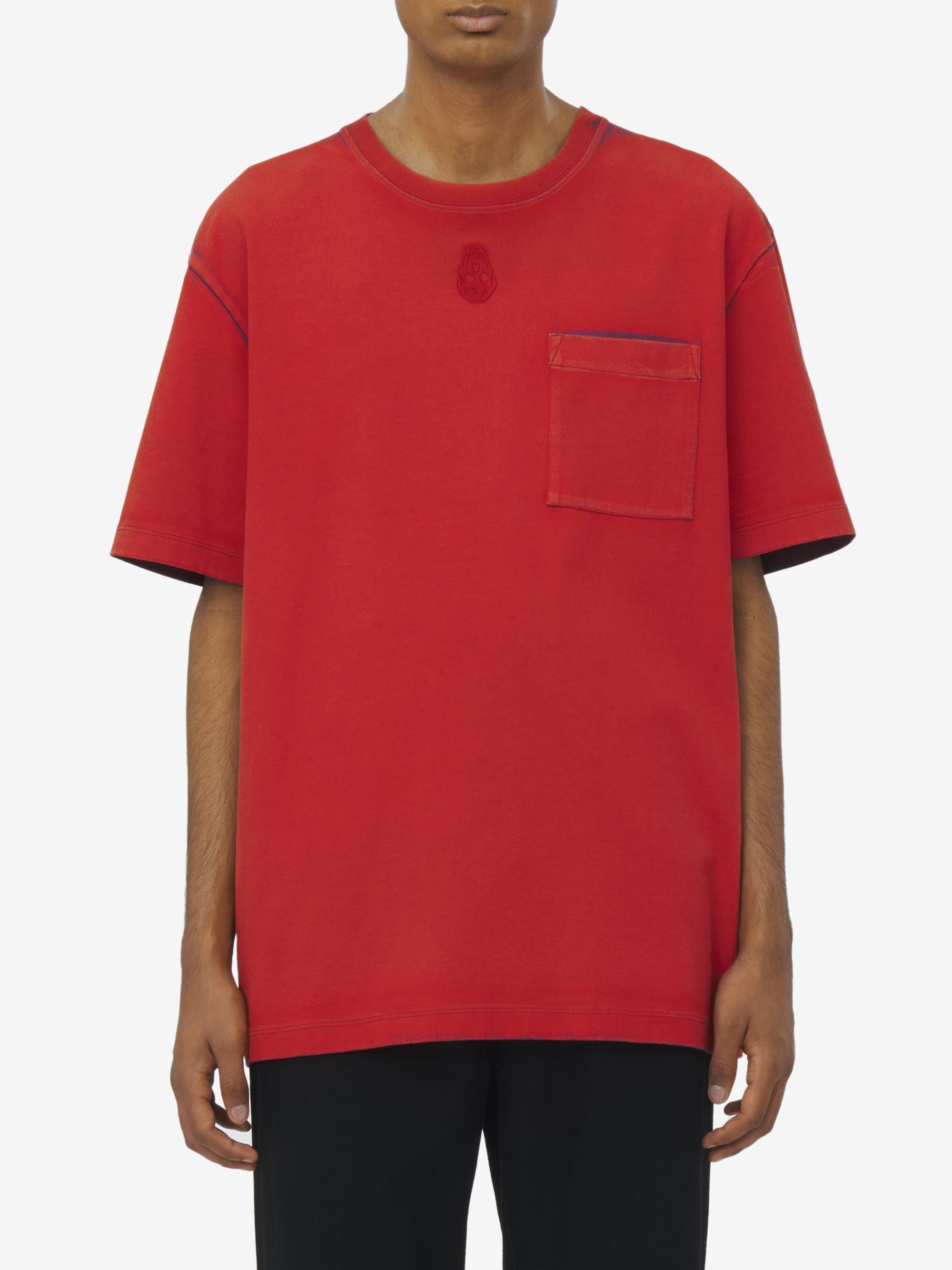 T-shirt avec broderie - Rust Bordeaux