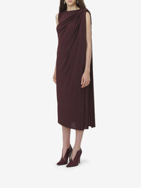 Robe midi sans manches - Burgundy