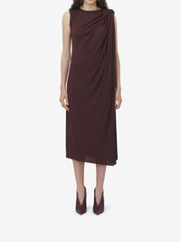Robe midi sans manches - Burgundy