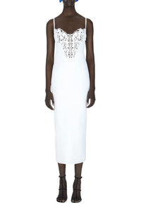 Sculpted Spiral dress - Pearl