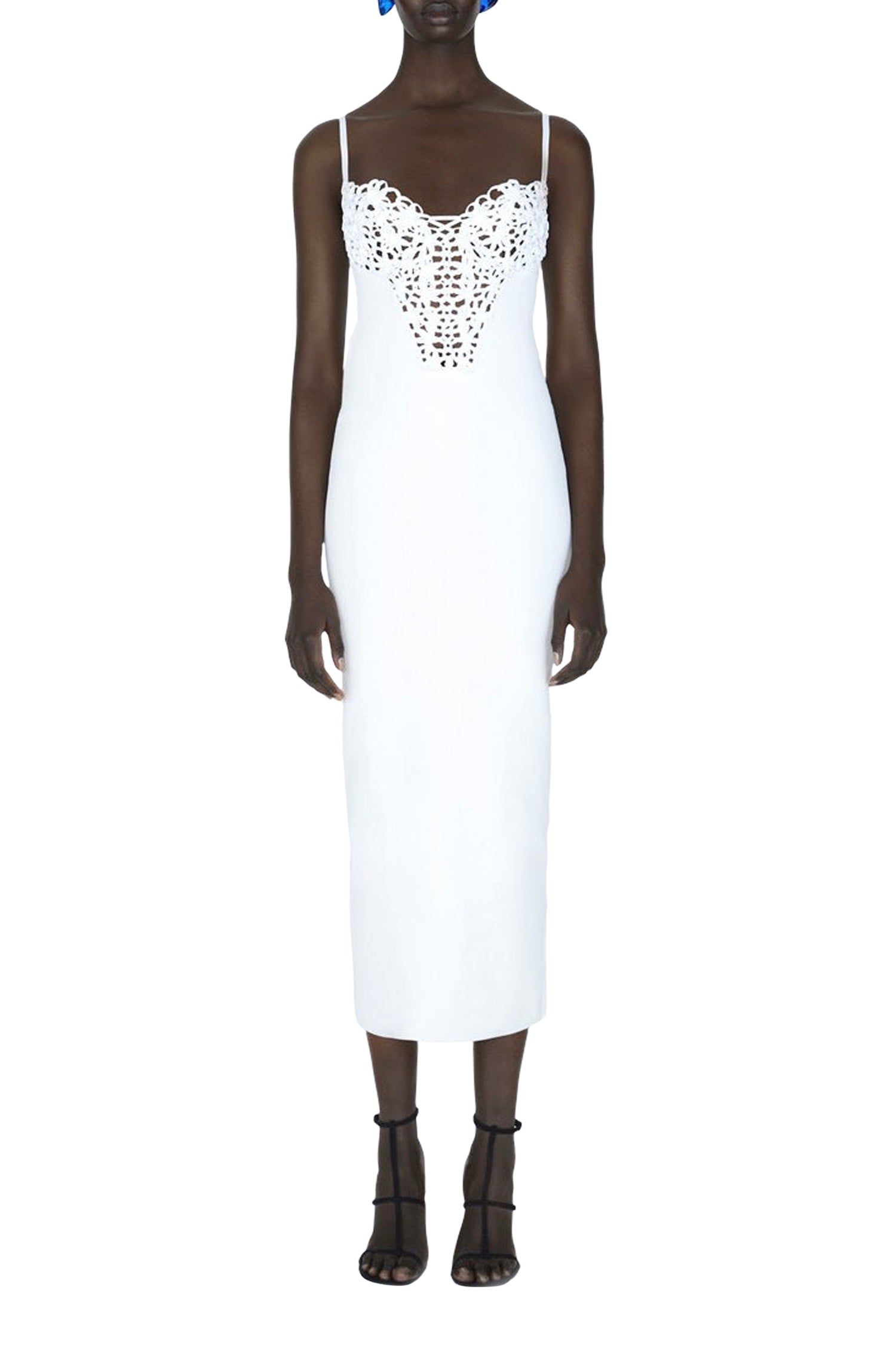 Sculpted Spiral dress - Pearl