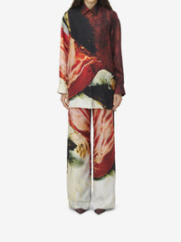 Chemise à boutons en soie - Multicolor