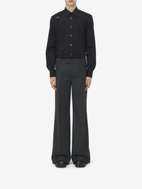 Pantalon avec poches en laine - Charcoal