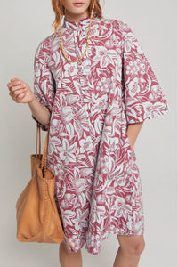 Robe Jacob coupe courte - Pink