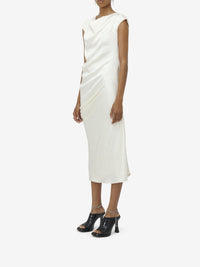 Robe midi asymétrique - Oyster