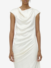 Robe midi asymétrique - Oyster